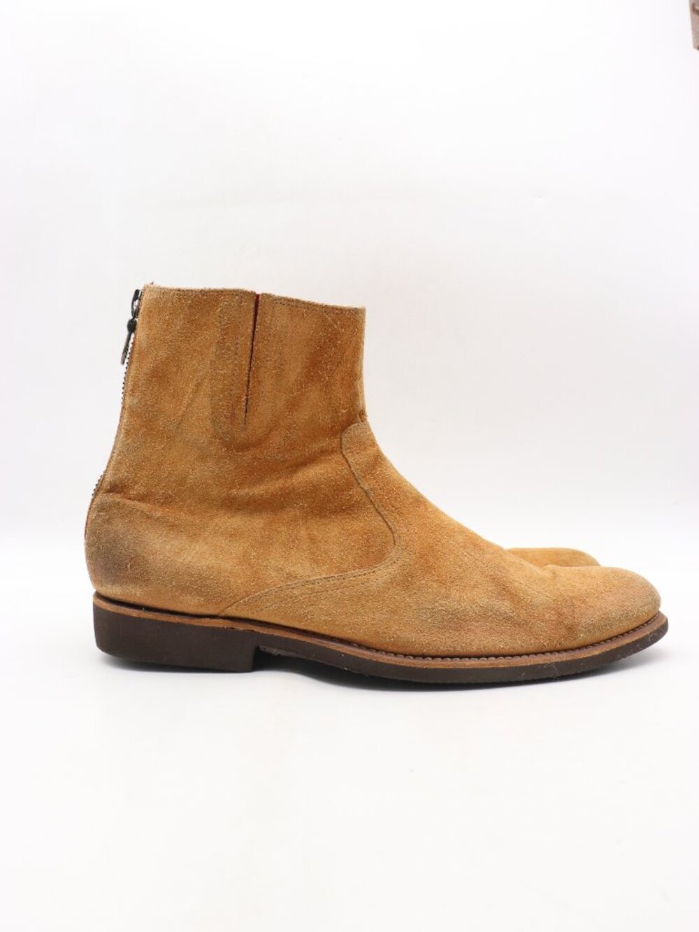 Paul Smith Men's UK 9 US 10 EU 43 Brown Suede Leather Ankle Zip Boots Italy